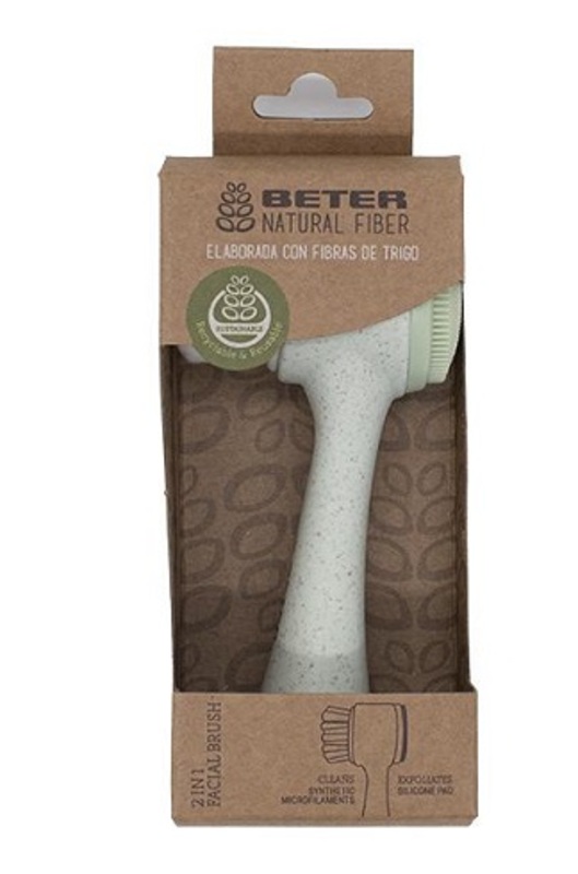BETER NATURAL FIBER - Βούρτσα καθαρισμού προσώπου 2 σε 1
